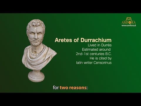 Aretes of Dyrrachium, the philosopher quoted alongside Aristotle and Heraclitus - Episode #4