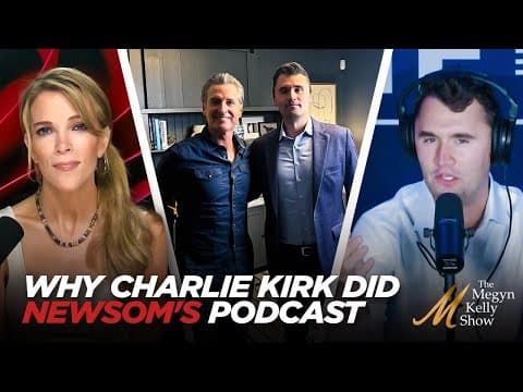Explaining his appearance on Gavin Newsom's podcast