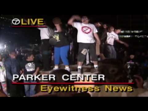 1992 riots - live KABC reports