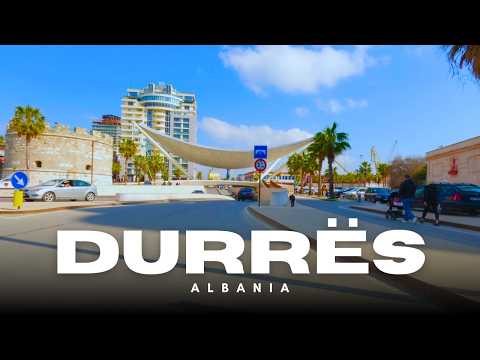Albania 4K Drive - Durres POV | Coastal City Streets (No Commentary, Relaxing)