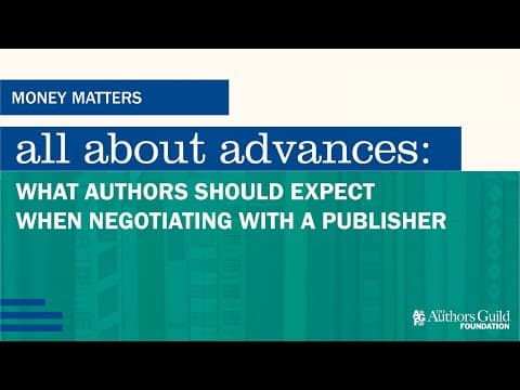 All about advances: what authors should expect