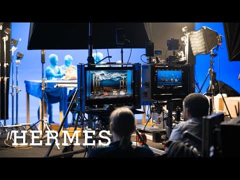 Behind the scenes of On The Wings of Hermès