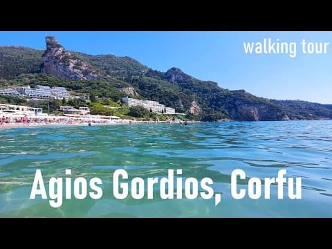 Agios Gordios, Corfu / day 1 / Silent walking tour / Agios Gordios Beach / Dehoumeni beach