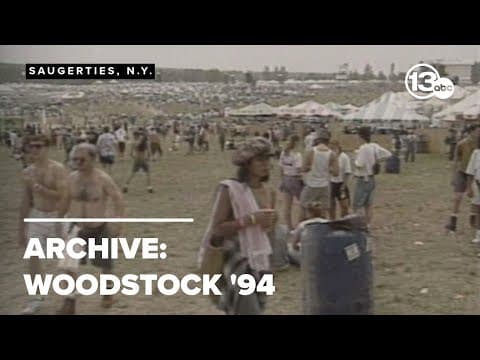 A muddy mess at Woodstock '94