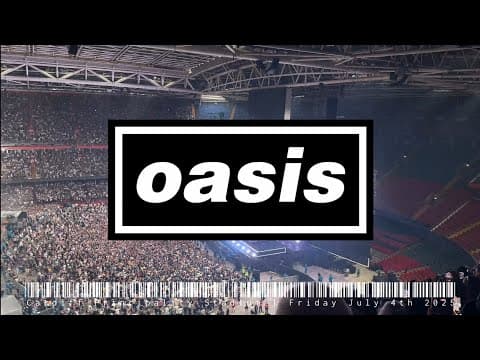 Oasis reunite in Cardiff