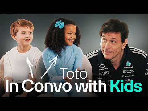 Toto Wolff like you've never seen him before! 𤣠| In Convo With Kids