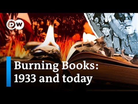 How the Nazis burned books and then people