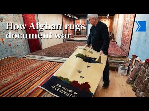 How Afghan war rugs document the 2021 Taliban takeover