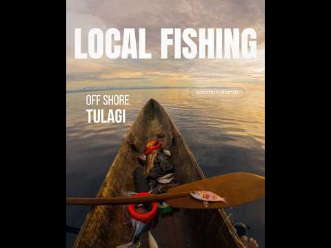 Local Fishing off shore Tulagi Solomon Islands