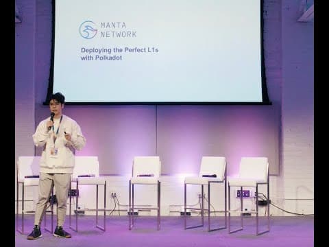 Kenny Li @MantaNetwork Keynote during #Polkadot in USe @ETHDenver 2023