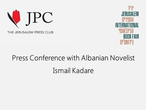Press Conference with Albanian Novelist Ismail Kadare