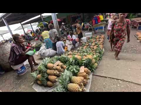 HIDDEN CAMERA WALK THROUGH HONIARA CENTRAL MARKET I REAL LIFE IN SOLOMON ISLANDS