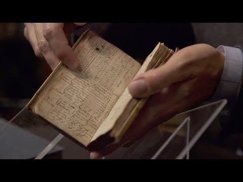 Isaac Newton's earliest notebook