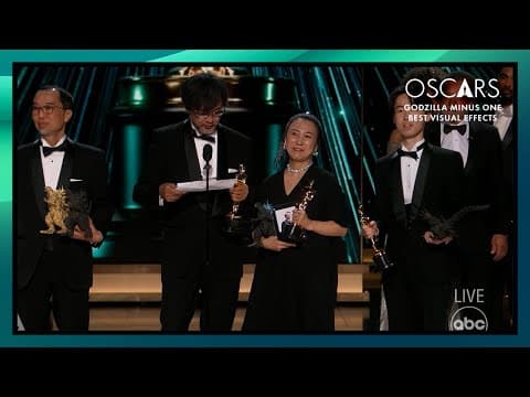 Godzilla Minus One Wins the Visual Effects Oscar