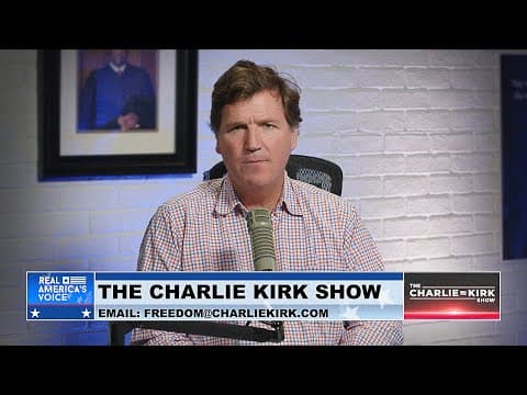 Tucker Carlson guest-hosts The Charlie Kirk Show