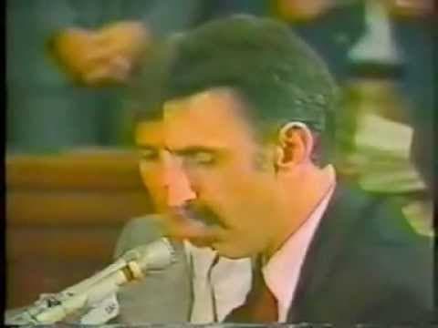 Frank Zappa testifies at the PMRC Senate hearing on rock lyrics