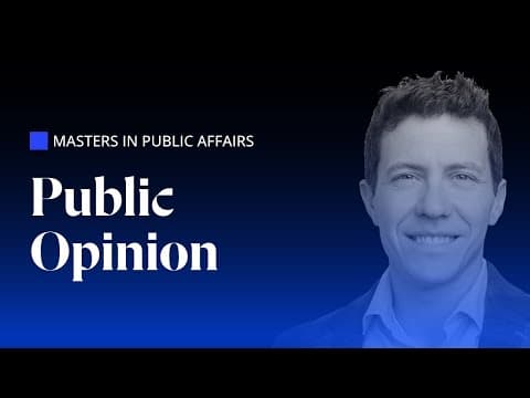 Walter Lippmann on why publics misjudge