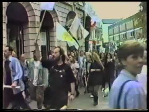 Anti-Criminal Justice Bill demonstration, Norwich, 1994