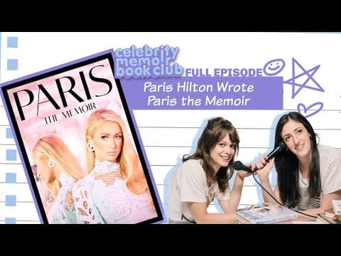 Celebrity Memoir Book Club - "Paris: The Memoir"