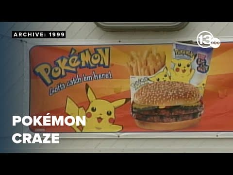 Pokémon craze at Burger King - 13WHAM archive (Nov 1999)