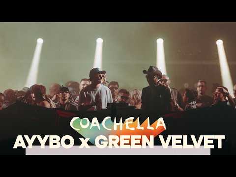 AYYBO b2b Green Velvet - Yuma Tent, Coachella