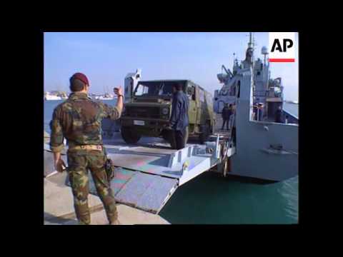 Albania - Arrival of Italian troops