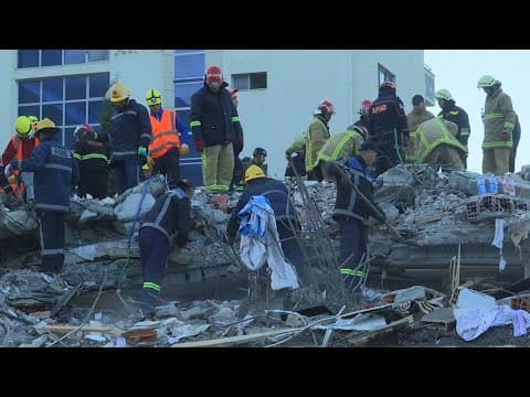 Rescuers race to find Albania quake survivors