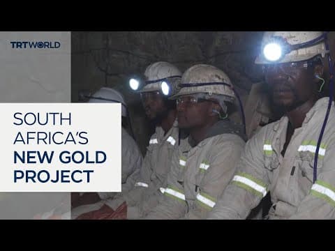 South Africa opens its first new underground gold mine in fifteen years