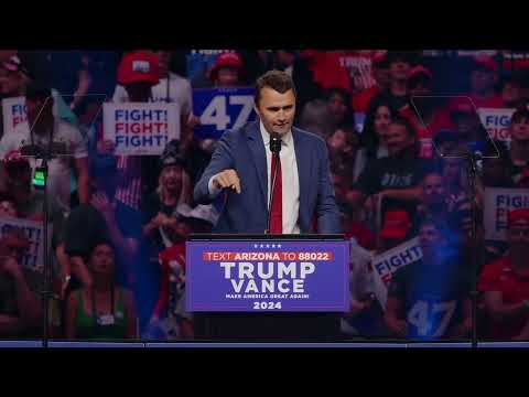 Full speech at the Turning Point Action event with Trump and RFK Jr