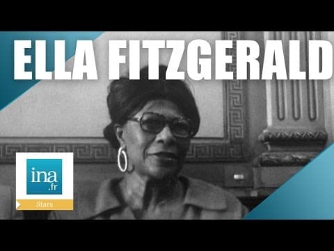 Ella Fitzgerald interviewed in Nice