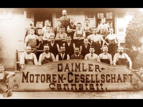 (DE) Ein Besuch bei der Daimler-Motorengesellschaft Untertürkheim / (EN) A visit to Daimler Works.