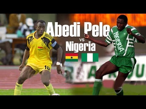 Abedi Pele Against Nigeria at the 1992 Africa Cup of Nations