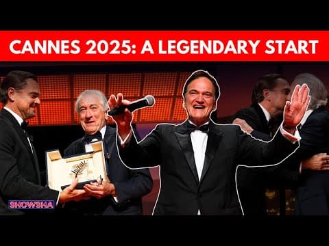 Cannes opening night, with an honorary Palme for De Niro