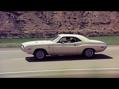 Vanishing Point: Richard C. Sarafian's 1971 cult car-chase film - Kowalski drives the same 1970 Dodge Challenger from Denver to San Francisco.
