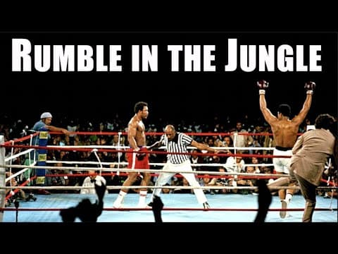 Rumble in the Jungle - Ali Beats Foreman