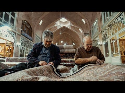 The biggest covered Bazar in the world | Persian carpet | Tabriz bazar | travel vlog