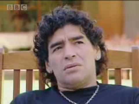 Maradona on the Hand of God goal