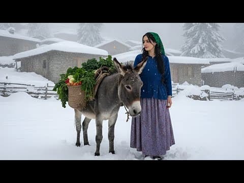 Surviving Winter in Iran's Forgotten Mountain Village