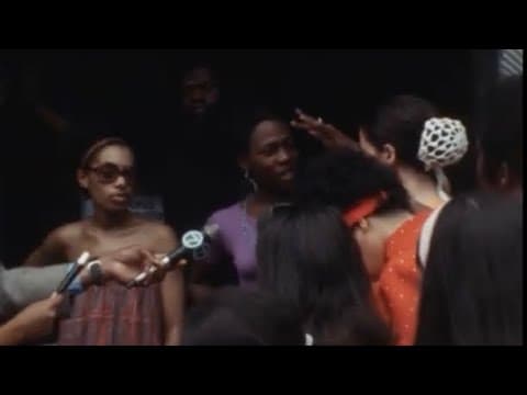 Afeni Shakur and Joan Bird speak at a Panther 21 press conference
