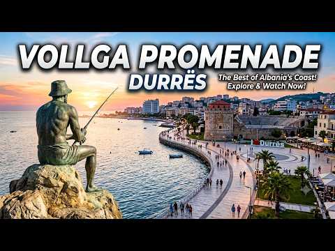 Vollga Waterfront Promenade, Durrës (Shetitorja) | July 2026 | The Best Seafront Walk in Albania