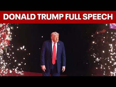 President Trump's full remarks at the memorial