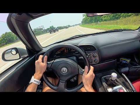 Honda S2000 AP1 Commute - 9,000RPM Is Better Than Coffee (POV Binaural Audio)