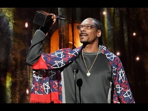 Snoop Dogg's induction speech at the Rock Hall
