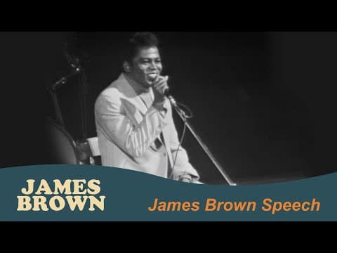 James Brown - Speech (Live at the Boston Garden, April 5th 1968)