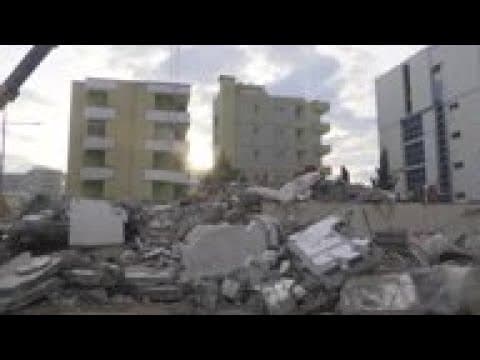 Rescue work continues in Durres after quake
