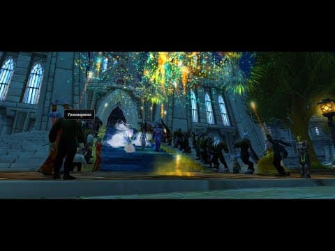 A wedding, held in Azeroth