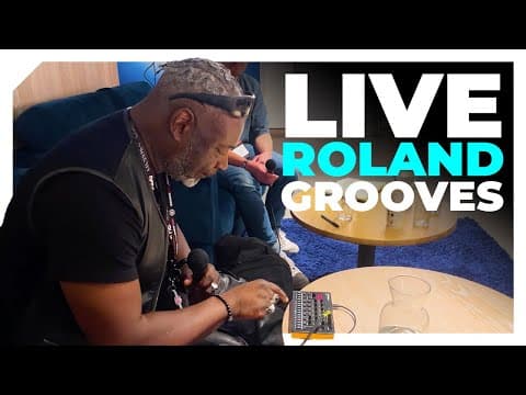 A Guy Called Gerald on live performance – Interview and Roland T-8 jam
