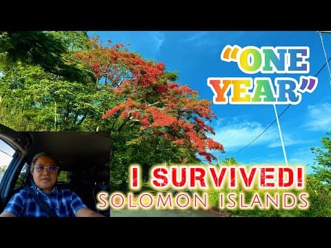 [4K] ONE YEAR LATER IN HONIARA SOLOMON ISLANDS | My Daily Drive from Home to Office