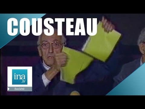 Cousteau en colère contre le pont de l'Île de Ré   Archive INA