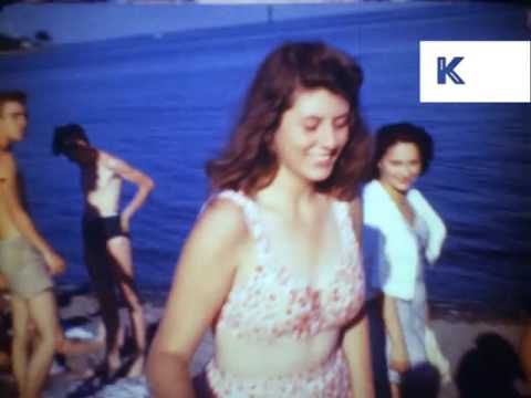 Home movies of the early beach crowd